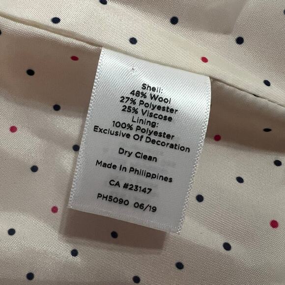 Talbots Wool Blend Blazer Coat size 6 - Picture 4 of 5